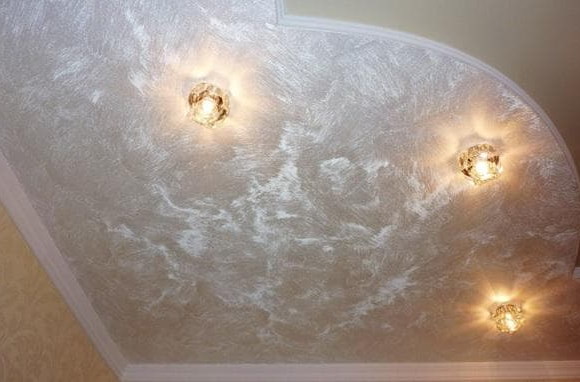 Белый натяжной сатиновый потолок – Фото 22