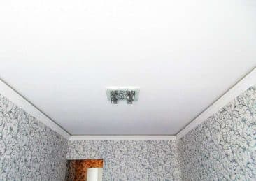 натяжной потолок без нагрева